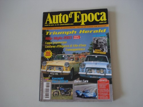 Auto epoca 2003 triumph - auto, d'epoca