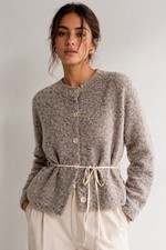 Zara Combination Knit Cardigan