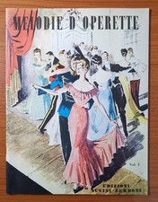 MELODIE D'OPERETTE - Suvini Zerboni, 1988. Spartiti 19 Brani Per Canto E Piano