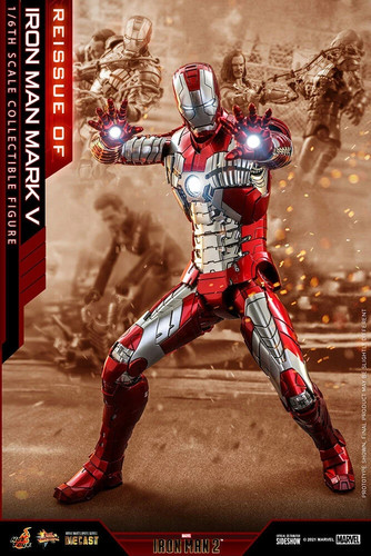 Hot toys modellino iron - iron, man