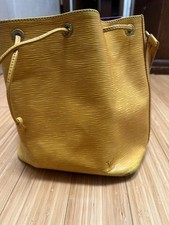 Borsa secchiello Louis Vuitton originale gialla – vintage elegante