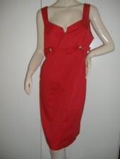 ABITO VESTITO DONNA ROSSO DPC