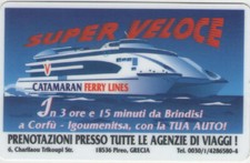 VIACARD PUBBLICITARIE GOLDEN 35 N. PICCOLO CATAMARAN FERRY LINES DA 50.000£ PIK