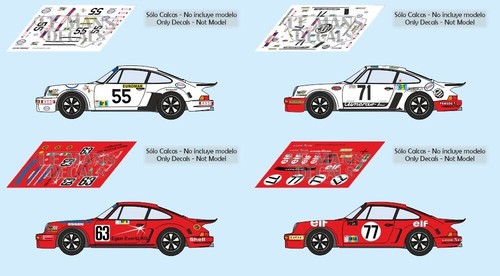 Decals porsche 911 carrera - carrera, rsr