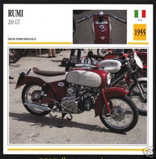 1955 Moto Rumi 200cc GT