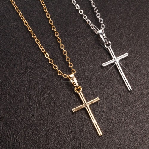 Coppia collane croci oro - collane,