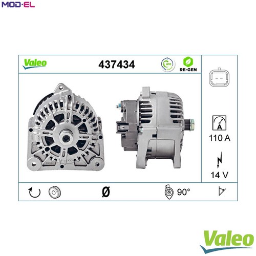 Alternatore 437434 per - per, renault