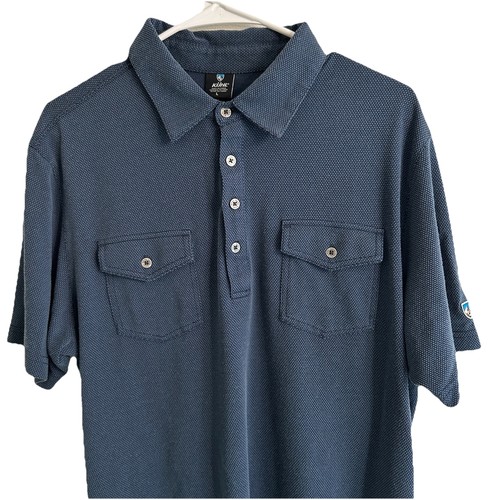 Polo kuhl uomo grande blu - grande,