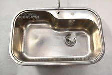 Lavello In Acciaio 1 Vasca Foster 79x50 Cm