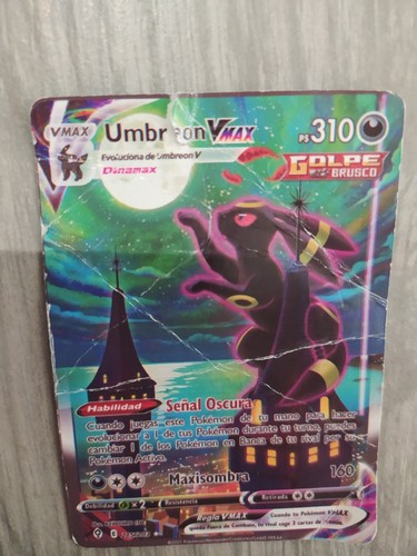 Umbreon vmax golpe brusco - vmax,