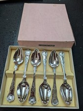  Set 6 cucchiaini frutta uva