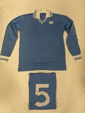 Maglia Azzurra NAPOLI N°5 RUUD KROL  Manica Lunga 1980/81 Lanetta Vintage Calcio