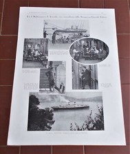 2 Pubblicita' Motonavi NAVIGAZIONE GENERALE ITALIANA Duilio Augustus - Auto CORD