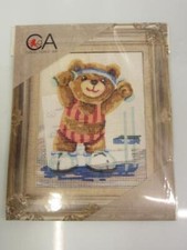 KIT/QUADRO MEZZO PUNTO 20X25 "ORSETTO SPORTIVO"