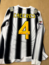 Maglia juventus match issued Caceres serie a home Uruguay stock pro 2011 long
