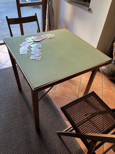 Set vintage tavolo 3 sedie - tavolo, +