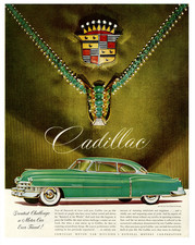 Poster di lusso auto d'epoca