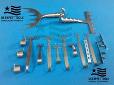 Freeman Rastrello Retrattori Corpo Completo Chirurgia Plastica Set di 17 Pezzi CHIRURGICO