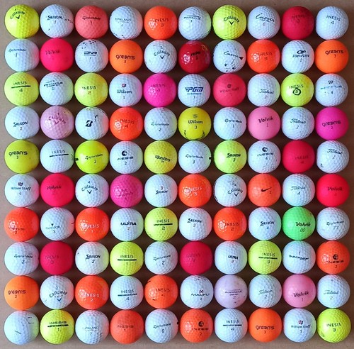 Lot 100 balles - lot, golf