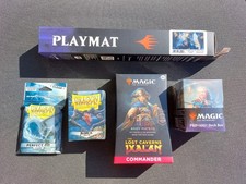 Magic 'Ahoy Mateys' Commander Bundle Mazzo PlayMat Sleeves Deck Box English