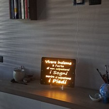 Custom Text Frame LED Light