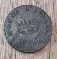 REGNO D'ITALIA NAPOLEONE 1 SOLDO 1810 Raro - conservazione MB