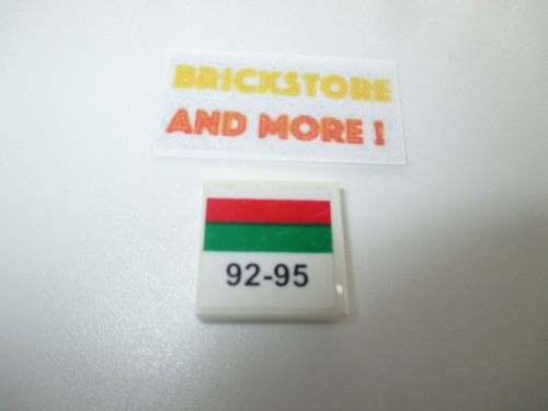 Lego tile decorated 2x2 - lego,