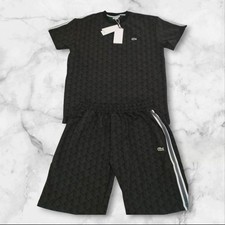 Completo lacoste monogram nero - lacoste,