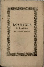 LILLO Giuseppe. ROSMUNDA IN