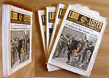 Lotto 17 Fascicoli LORD LISTER L'avventuriero Giallo (Raffles) - Nerbini 1934*