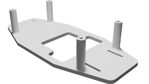 Piastra superiore per drone - piastra,