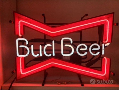 Insegna neon vintage bud - neon, beer