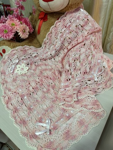 Copertina scialle cotone - in,