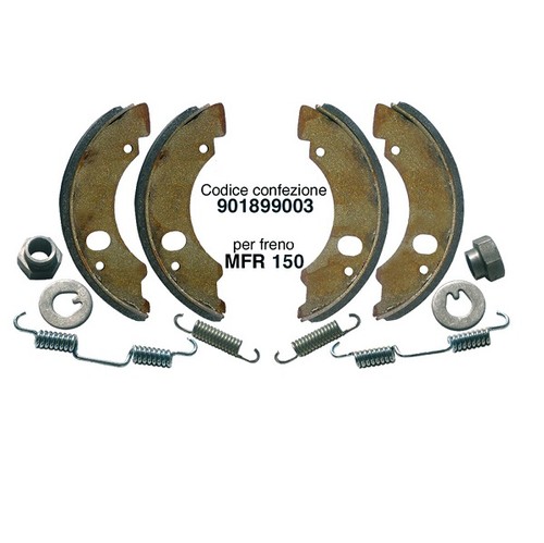 Kit ceppi freno per - freno, ellebi