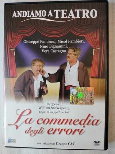 Dvd commedia degli errori - degli,