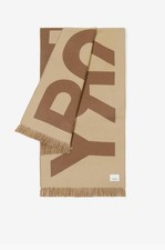 Sciarpa doppia faccia in lana Burberry, marrone, taglia classica, prezzo consigliato 420