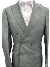 Abito uomo doppio petto grigio - doppio,