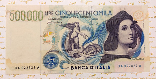 500000 lire raffaello sanzio - 500000,