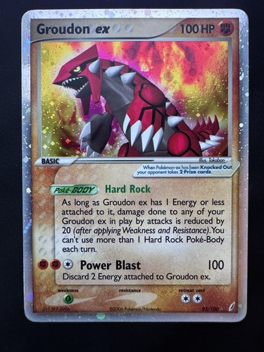 Pokémon card english groudon - card,