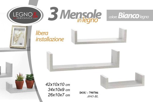 Set mensole parete - 3,