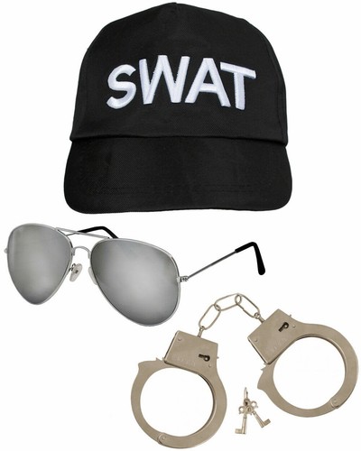 Swat team abito fantasia set - swat,