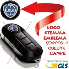 LOGO PER Chiave Cover Telecomando Guscio tasti LANCIA Y MUSA DELTA ROTONDO 