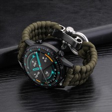 Cinturino orologio uomo premium tessuto robusto cinturino nylon regolabile 20 22 24 mm
