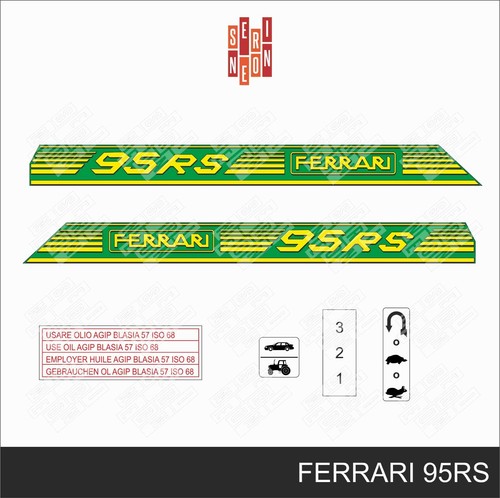 Kit adesivi stickers trattore - kit,