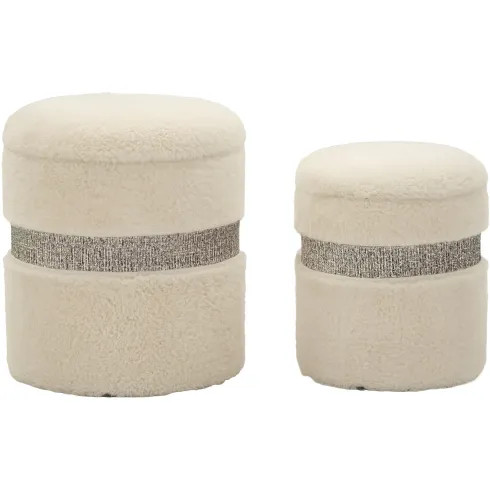 Set pouf contenitori - set, 2