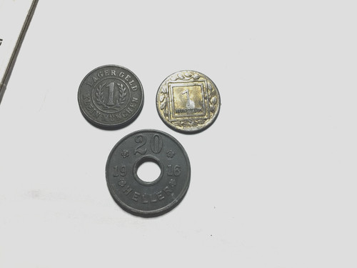 Austria ww1 pow tokens - austria,