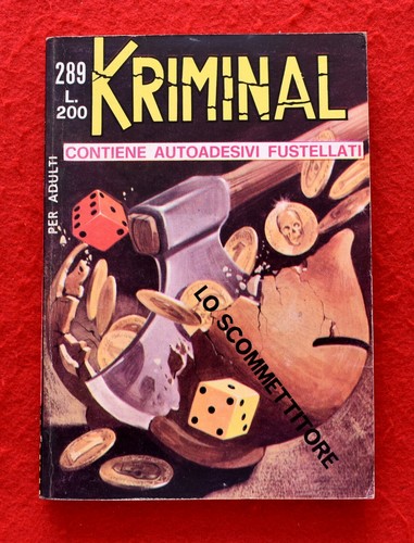 Kriminal 289 prima edizione - #,