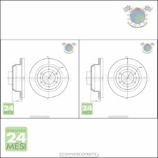 Kit 2x dischi freno Metelli