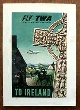 AEREI TWA, BIGLIETTO AUGURALE