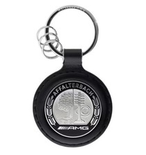 Portachiavi Mercedes-Benz AMG Pelle Nera B67960045 Nuovo Originale Affalterbach